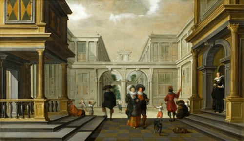 Les joueurs de paume, 1628. Creator: Delen, Dirck van (c. 1605-1671).