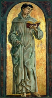 Saint Anthony of Padua Reading, ca 1475. Creator: Tura, Cosimo (before 1431-1495).
