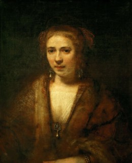 Portrait of Hendrickje Stoffels (1625-1662), ca 1654. Creator: Rembrandt van Rhijn (1606-1669).