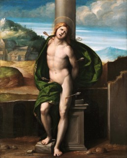 Saint Sebastian, ca 1521-1525. Creator: Garofalo, Benvenuto Tisi da (1481-1559).