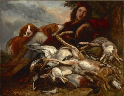 Rest after hunting, First Half of 17th century. Creator: Jordaens, Jacob (1593-1678).