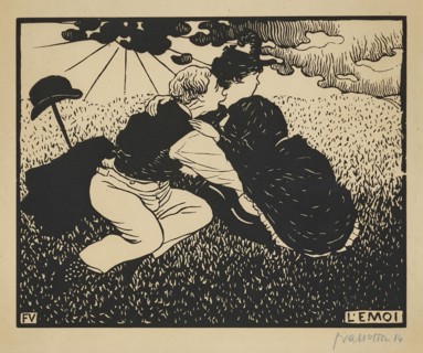 L'Émoi, 1894. Creator: Vallotton, Felix Edouard (1865-1925).
