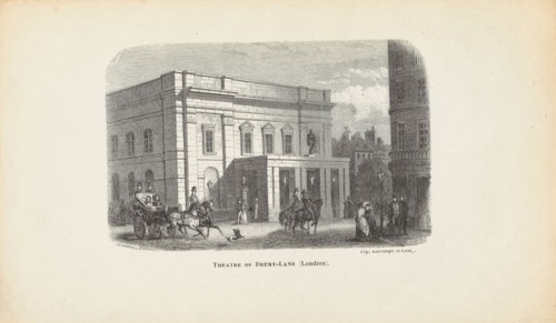 Theatre Royal Drury Lane, London, Mid of the 19th century. Creator: Marville, Charles (1813-1879).