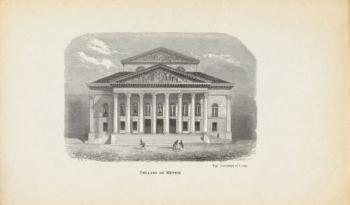 National Theatre Munich, Mid of the 19th century. Creator: Hébert, J. (active Mid of the 19th cen.).