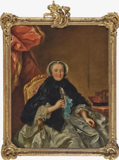 Countess Palatine Caroline of Nassau-Saarbrücken (1704-1774). Creator: Tischbein, Johann Heinrich, the Elder (1722-1789).