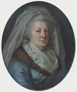 Portrait of Princess Charlotte Amalie of Saxe-Meiningen (1730-1801). Creator: Schröder, Johann Heinrich (1751-1812).