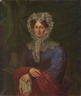 Portrait of Princess Louise of Stolberg-Gedern (1764-1834), Duchess of Saxe-Meiningen, First quarter Creator: Anonymous.