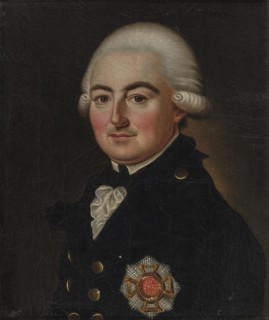 Portrait of George I, Prince of Waldeck and Pyrmont (1747-1813), 1824. Creator: Maul, Friedrich Wilhelm (1780-1852).