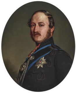Portrait of Prince Albert of Saxe-Coburg and Gotha (1819-1861). Creator: Winterhalter, Franz Xavier (1805-1873).