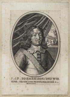 Portrait of Eberhard III, Duke of Württemberg (1614-1674). Creator: Kilian, Philipp (1628-1693).