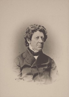 Portrait of the composer and violinist Fredrik Pacius (1809-1891), 1870s. Creator: Photo studio C. A. Hårdh, Helsingfors  .