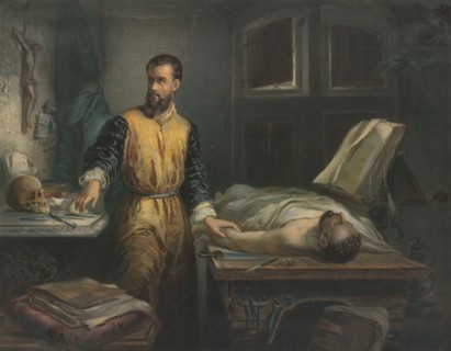 Andreas Vesalius, c. 1861. Creator: Hamman, Edouard Jean Conrad (1819-1888).