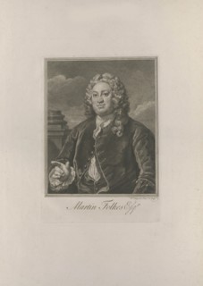 Portrait of Martin Folkes (1690-1754) , 1742. Creator: Hogarth, William (1697-1764).