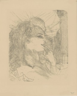 Anna Held (1873-1918), c. 1898. Creator: Toulouse-Lautrec, Henri, de (1864-1901).