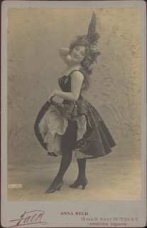 Anna Held (1873-1918), 1896. Creator: Photo studio Benjamin J. Falk.