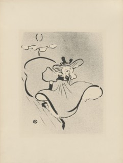 Jane Avril, 1893. Creator: Toulouse-Lautrec, Henri, de (1864-1901).