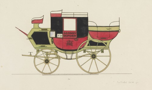 Illustration from the "Town carriages, traveling and sporting vehicles from German, French and Engli Creator: Dinkel, Josef (active 1828-1845).