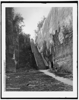 Queen's staircase, Nassau, Bahama Islds., c1901. Creator: William H. Jackson.