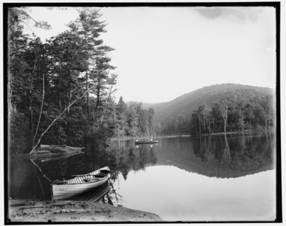 Sapphire Lake, Sapphire, N.C., (1902?). Creator: William H. Jackson.