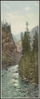 Canyon of Eagle River--west entrance, Colorado, c1899. Creator: William H. Jackson.