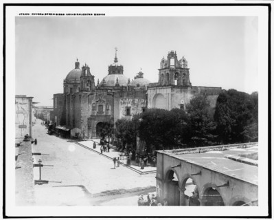 Church of San Diego, Aguas Calientes, Mexico, between 1880 and 1900. Creator: William H. Jackson.
