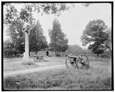 The Snodgrass House, Thomas' Headquarters, Chickamauga, Tenn. i.e. Ga., c1902. Creator: William H. Jackson.