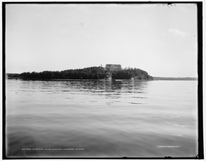 Clayton Club, Clayton, Thousand Islands, c1902. Creator: William H. Jackson.
