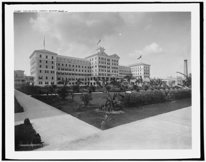 The Colonial, Nassau, Bahama Islds., c1901. Creator: William H. Jackson.
