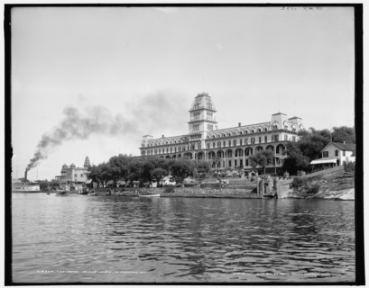 Thousand Island House, Alexandria Bay, c1902. Creator: William H. Jackson.
