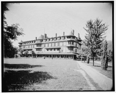 Mountain Park Hotel, Hot Springs, N.C., (1902?). Creator: William H. Jackson.