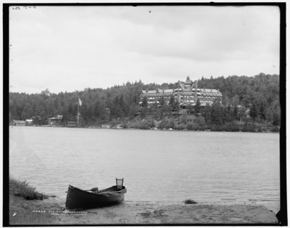 The Ampersand, Lower Saranac Lake, Adirondack Mountains, c1902. Creator: William H. Jackson.