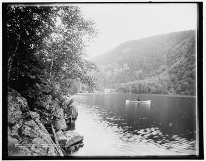 Upper Cascade Lake, Adirondack Mts., c1902. Creator: William H. Jackson.