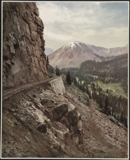 The palisades, Alpine Pass, Colorado, c1899. Creator: William H. Jackson.
