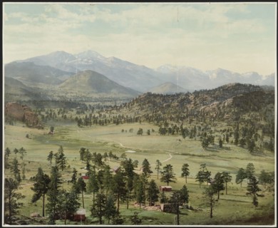 Long's Peak from Estes Park, Colorado, c1900. Creator: William H. Jackson.