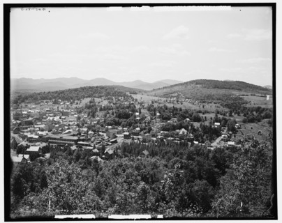 Saranac Lake from Mt. Pisgah, Adirondack Mountains, c1902. Creator: William H. Jackson.