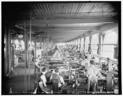 Assembling department, National Cash Register, Dayton, Ohio, c1902. Creator: William H. Jackson.