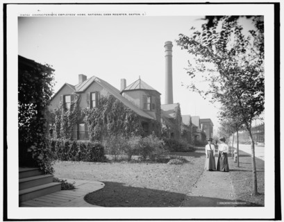 Characteristic employees' home, National Cash Register, Dayton, Ohio, c1902. Creator: William H. Jackson.