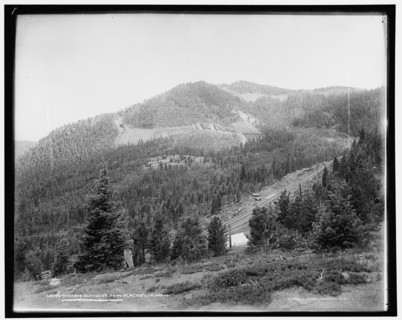 Towards Duffield's from St. Peter's, Colorado, C.S. & C.C., c1900. Creator: William H. Jackson.