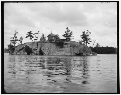 Devil's Oven, Thousand Islands, (1902?). Creator: William H. Jackson.