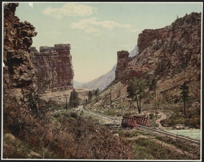 Castle Gate, Utah, c1900. Creator: William H. Jackson.