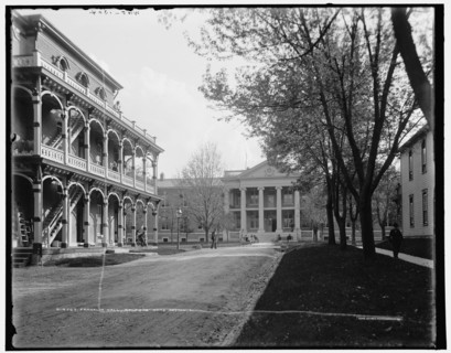 Franklin Hall, Soldiers' Home, Dayton, Ohio, c1902. Creator: William H. Jackson.