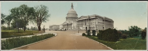 The Capitol, Washington, D.C., c1898. Creator: William H. Jackson.