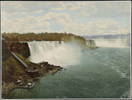 Niagara Falls from Steel Arch Bridge, c1900. Creator: William H. Jackson.