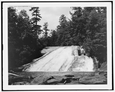Drift Falls, Sapphire, N.C., (1902?). Creator: William H. Jackson.