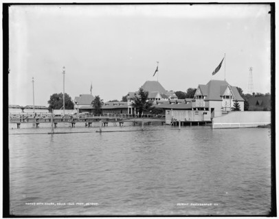Bath house, Belle Isle Park, Detroit, between 1890 and 1901. Creator: Unknown.