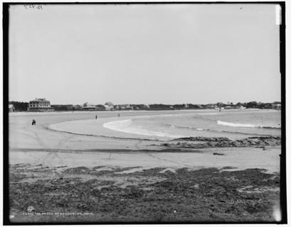 The Beach at Kennebunk, Maine, between 1890 and 1901. Creator: Unknown.