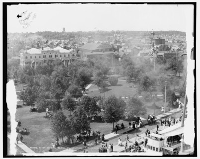 Saint Mary's canal celebration, the naval parade, c1905. Creator: Unknown.