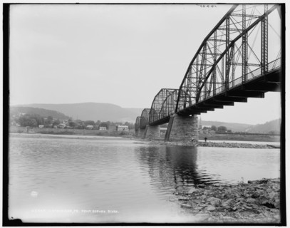 Catawissa, Pa., from across river, between 1890 and 1901. Creator: Unknown.