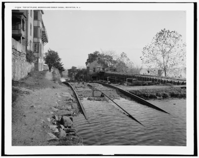 Top of plane, Morris and Essex canal, Boonton, N.J., between 1890 and 1901. Creator: Unknown.