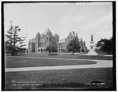 Parliament Buildings, Toronto, between 1900 and 1906. Creator: Unknown.